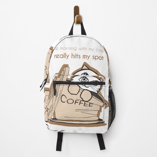 Item preview, coffee with my cat hits the spot designed and sold by SerenaGesner.