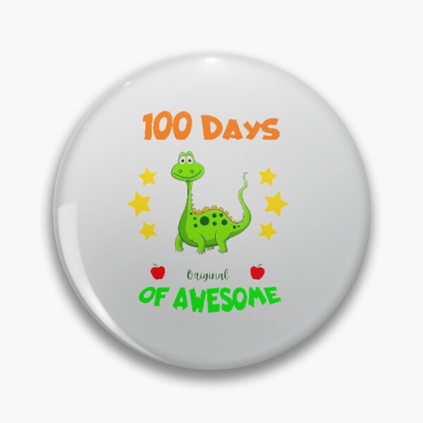Item preview, 100 Days Of Awesome The Best Teacher Dinosaur Stars Design designed and sold by BestTeacher.
