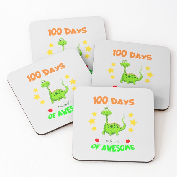 Item preview, 100 Days Of Awesome The Best Teacher Dinosaur Stars Design designed and sold by BestTeacher.