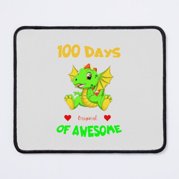 Item preview, 100 Days Of Awesome The Best Teacher Dinosaur Hearts Design designed and sold by BestTeacher.