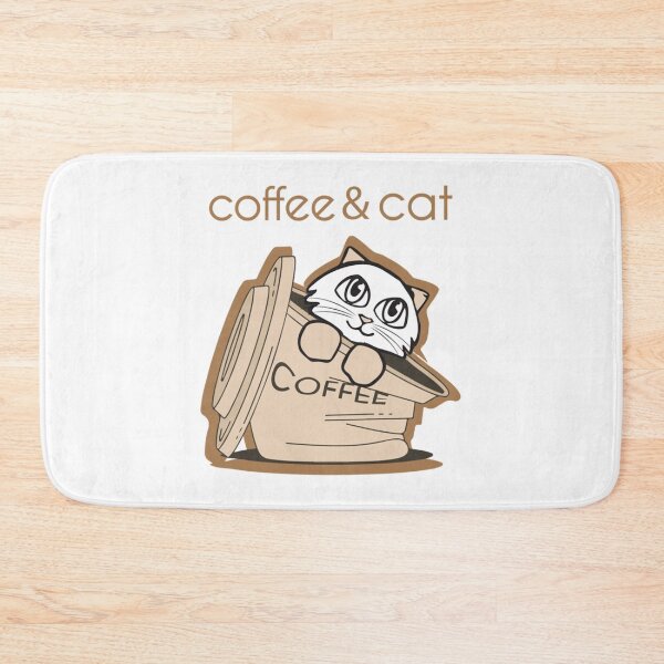 Item preview, coffee with my cat hits the spot designed and sold by SerenaGesner.