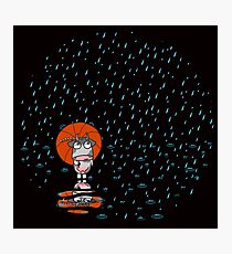 raining Photographic Print