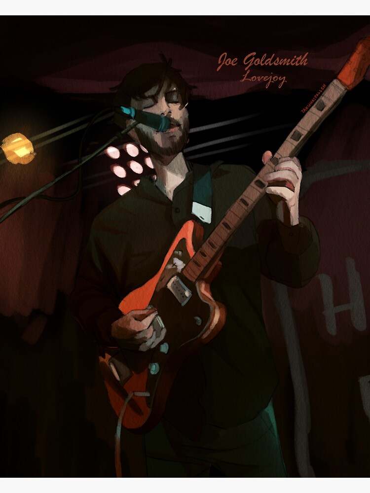 "Lovejoy First Gig! Joe Goldsmith Poster" Sticker for Sale by Taku-has ...