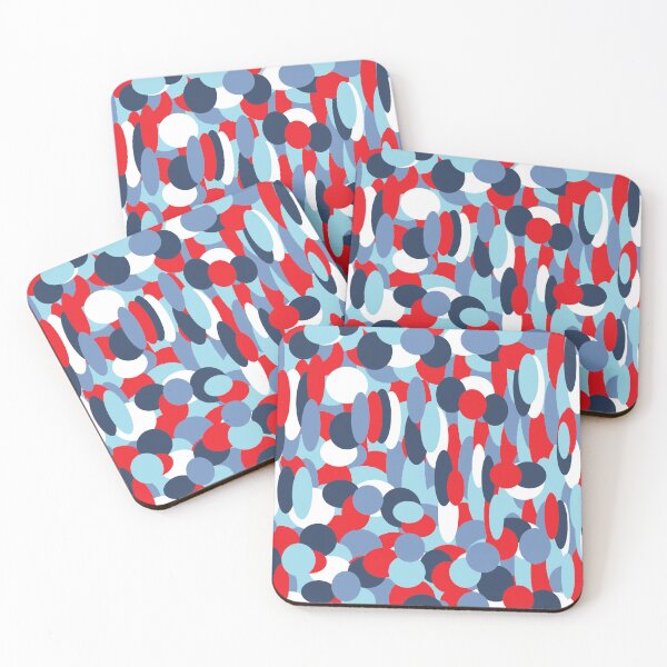 Item preview, Red, white and blue colors pattern  designed and sold by Darkies-store.