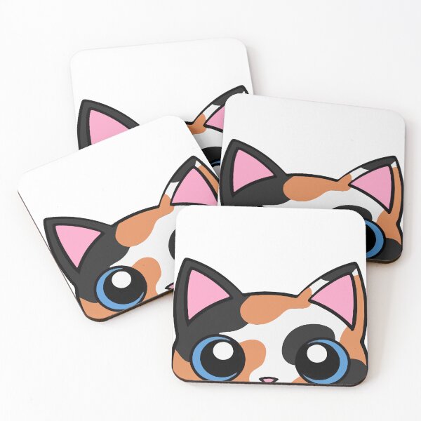 Item preview, Calico Cat Peeking Peeker designed and sold by KaydenLee.