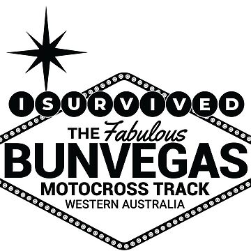 Artwork thumbnail, White with Black Sign Motocross by BunVegas