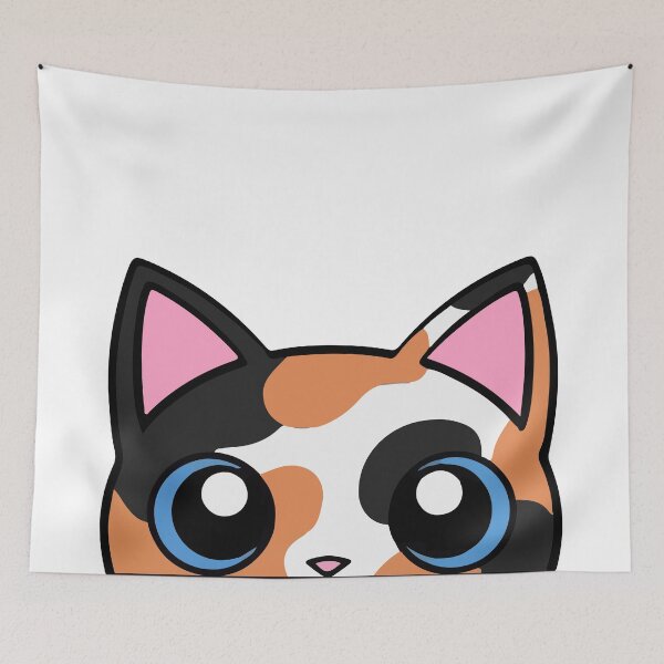 Item preview, Calico Cat Peeking Peeker designed and sold by KaydenLee.