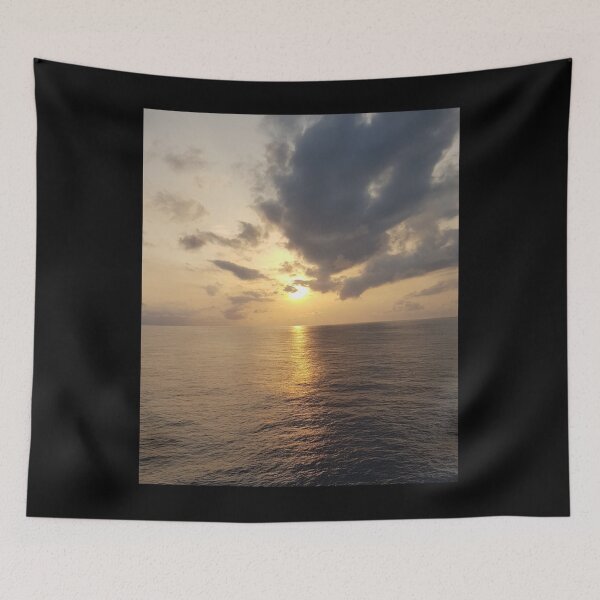 Item preview, Sunrise Ower The Ocean In Deep Clouds   designed and sold by DecafMonkey.
