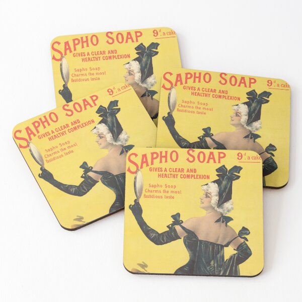 Item preview, SAPHO SOAP Gives A Clear And Healthy Complexion Vintage French Poster by PAL designed and sold by retroposters.