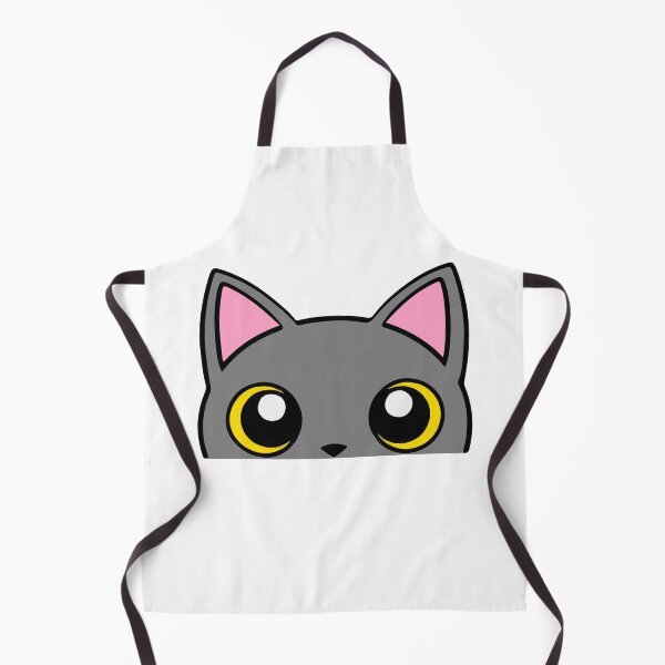 Item preview, Grey Cat Peeking Peeker designed and sold by KaydenLee.