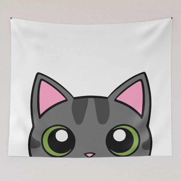Item preview, Tabby Cat Peeking Peeker designed and sold by KaydenLee.