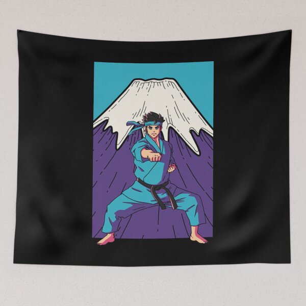 Item preview, Retro Karate Anime Boy Husbando Fujiyama designed and sold by Trostberger.