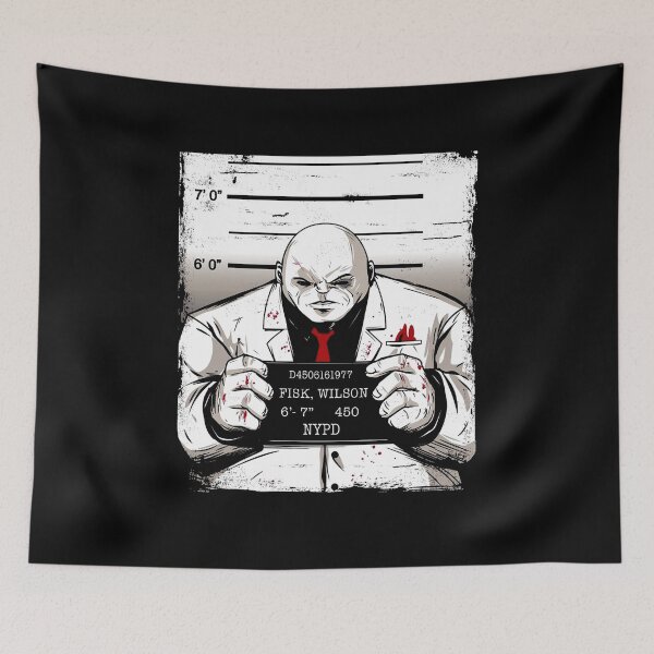 Item preview, adorable kingpin mugshot designed and sold by Beettlithe.