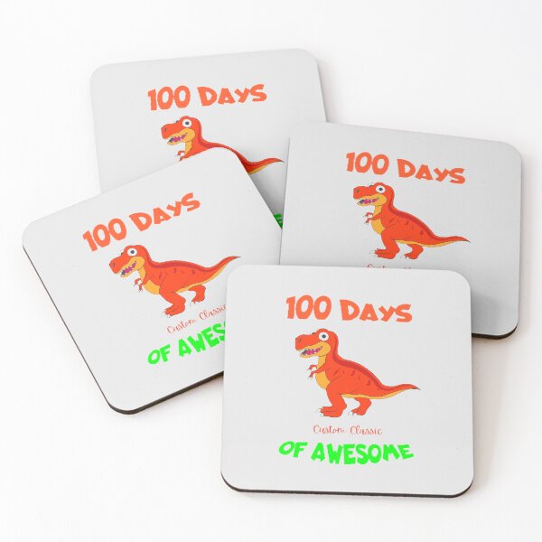 Item preview, Days Of Awesome The Best Teacher Dinosaur Orange Green Design designed and sold by BestTeacher.