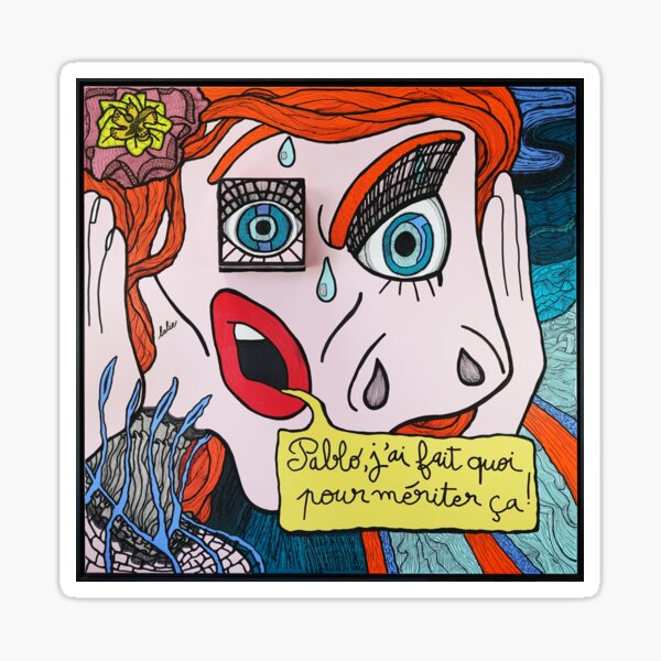 Munch alors! Pablo, j’ai fait quoi pour mériter ça ? Sticker