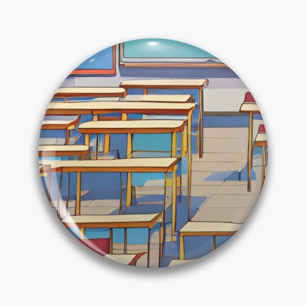 Item preview, Cute anime classroom aesthetic background, kawaii  designed and sold by Art-of-AI.