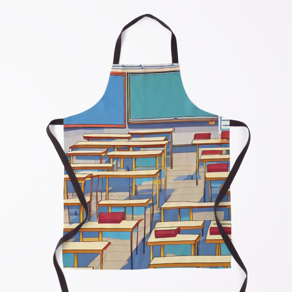 Item preview, Cute anime classroom aesthetic background, kawaii designed and sold by Art-of-AI.