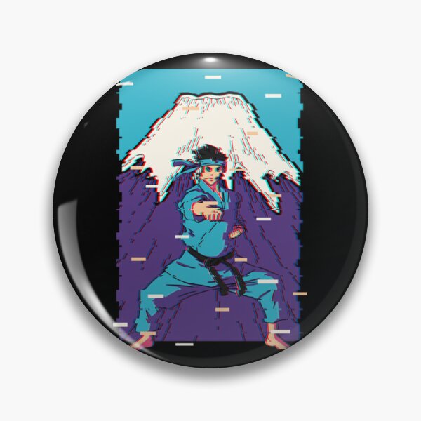 Item preview, Retro Karate Anime Boy Vaporwave Husbando Fujiyama Otaku designed and sold by Trostberger.