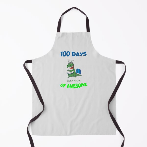 Item preview, 100 Days Of Awesome The Best Teacher Reading Dinosaur Design designed and sold by BestTeacher.
