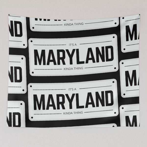 Item preview, Its a MARYLAND kinda thing number plate  designed and sold by 133DandC.
