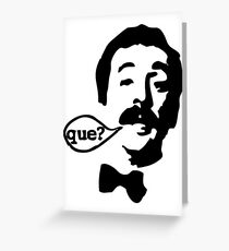 Fawlty Towers Manuel Que T-Shirt Greeting Card