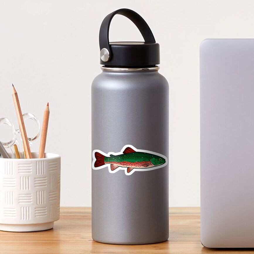 "Brook Trout Graphic" Sticker by MOVDV Redbubble