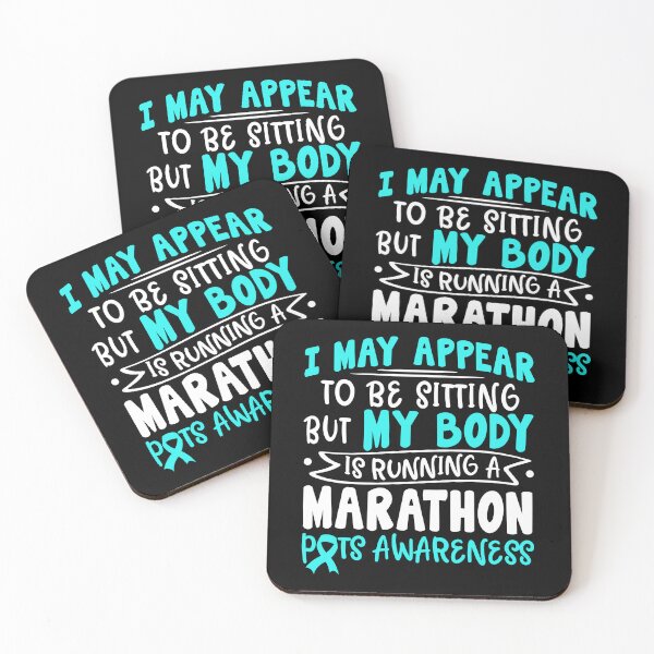 Item preview, Running A Marathon POTS Awareness designed and sold by Rich-Bogus.