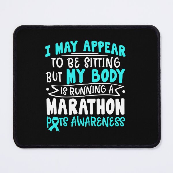 Item preview, Running A Marathon POTS Awareness designed and sold by Rich-Bogus.