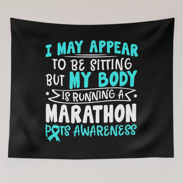 Item preview, Running A Marathon POTS Awareness designed and sold by Rich-Bogus.