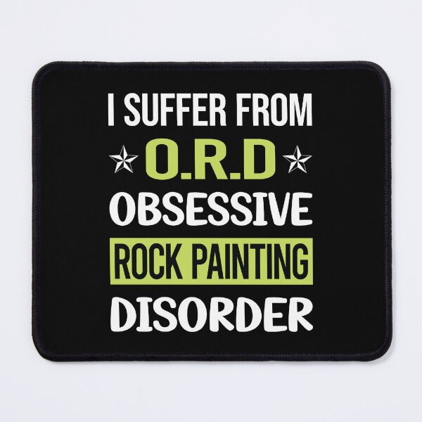 Item preview, Obsessive Love Rock Painting designed and sold by DrearyStore60.