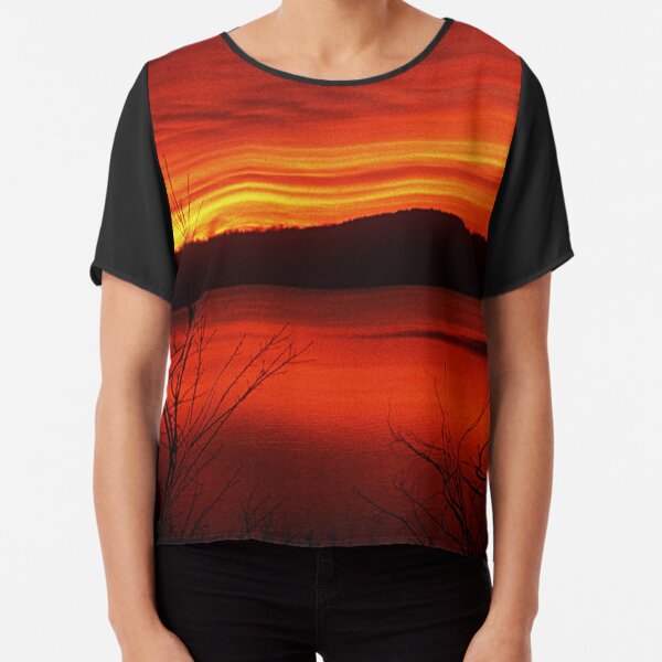 A Sunset Mood Chiffon Top
