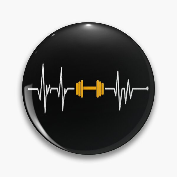 Item preview, Barbell Weightlifting Heartbeat Bodybuilding designed and sold by GeorgiHeyward.