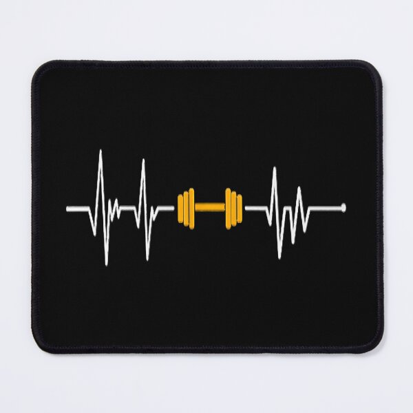 Item preview, Barbell Weightlifting Heartbeat Bodybuilding designed and sold by GeorgiHeyward.