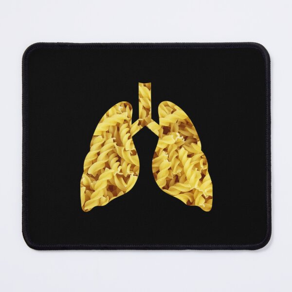 Item preview, Lungs Art, Breath in the fusilli, pasta collage, Willow Days designed and sold by avit1.