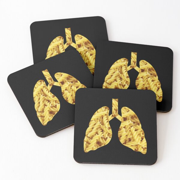 Item preview, Lungs Art, Breath in the fusilli, pasta collage, Willow Days designed and sold by avit1.