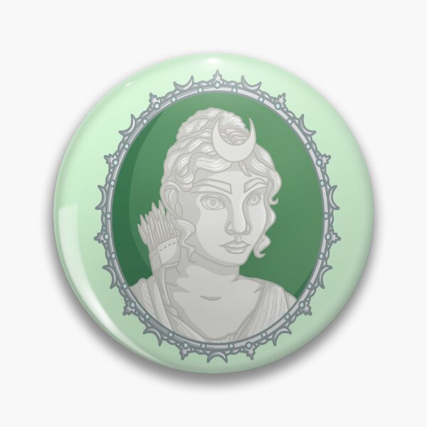 Item preview, Artemis cameo pin designed and sold by Rachel---Anne.