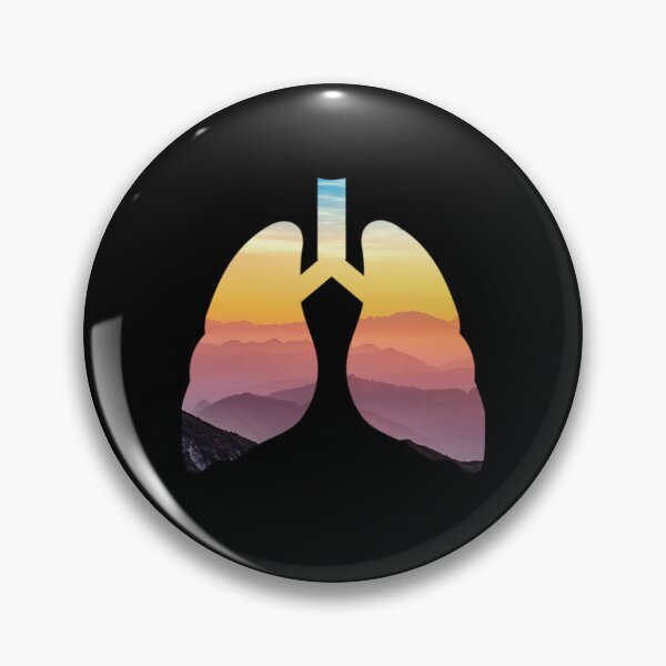 Item preview, Lungs Art, Breath in the mountains, collage, Willow Days designed and sold by avit1.