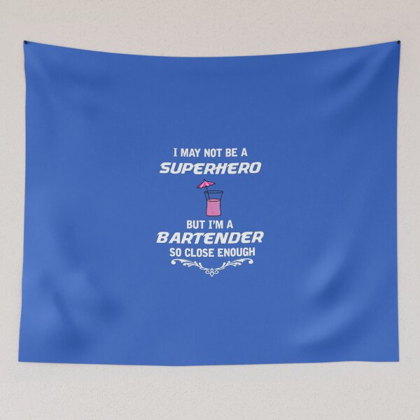Item preview, Not Superhero But Bartender  designed and sold by AlwaysAwesome.