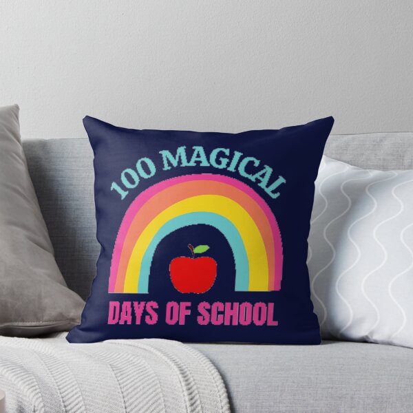 Item preview, 100 Magical Days Of School The Best Teacher Rainbow Blue Pink Design designed and sold by BestTeacher.