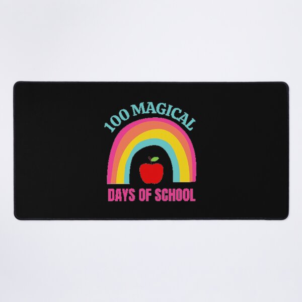Item preview, 100 Magical Days Of School The Best Teacher Rainbow Blue Pink Design designed and sold by BestTeacher.