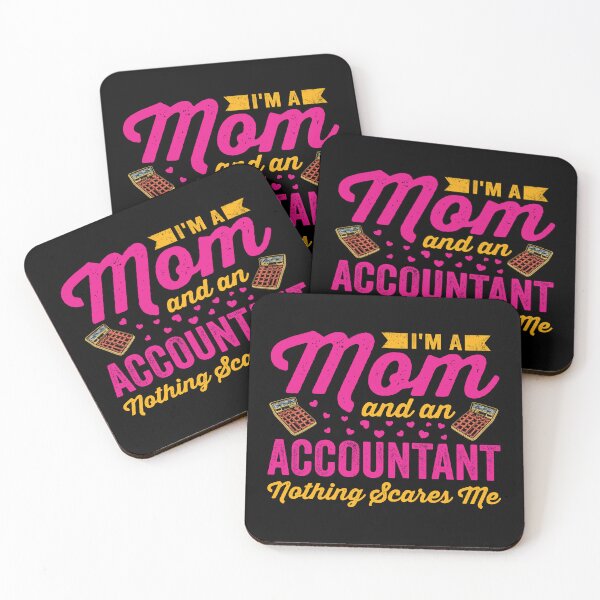 Aperçu de l'œuvre Je suis une maman et un comptable : cadeau de comptabilité Funny Accountant Mother créée et vendue par Adexyl.
