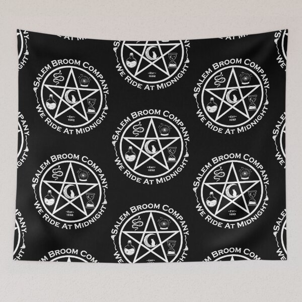 Item preview, Salem Broom Company We Ride At Midnight Halloween Witch designed and sold by PeachesMommy.