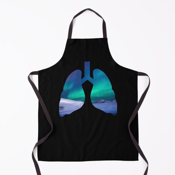 Item preview, Lungs Art, Breath in the northern lights, collage, Willow Days designed and sold by avit1.