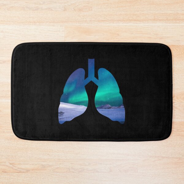Item preview, Lungs Art, Breath in the northern lights, collage, Willow Days designed and sold by avit1.