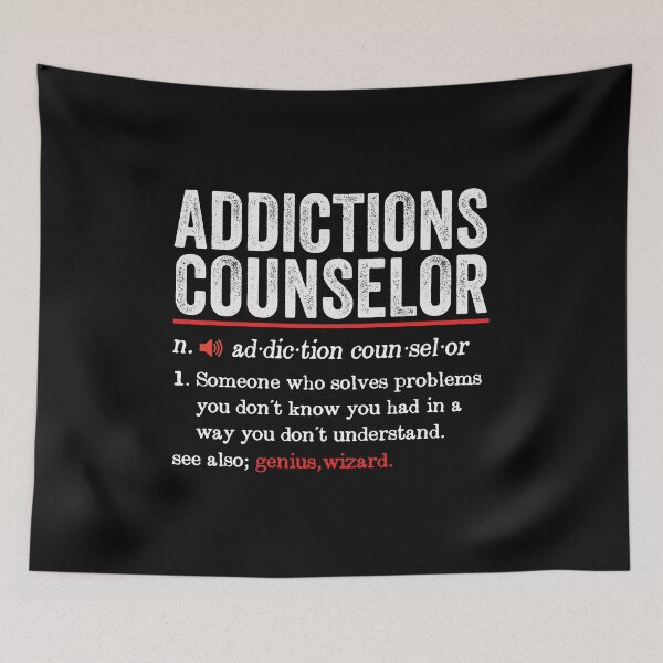 Item preview, Addictions Counselor Funny Definition: Substance Abuse Funny Addiction Counselor Gift designed and sold by Adexyl.
