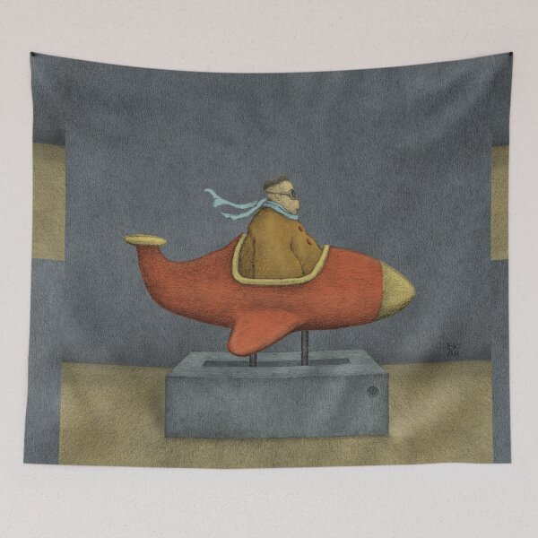 Item preview, Road to Nowhere - Triptych Panel No. 3 designed and sold by steampunkgrub.