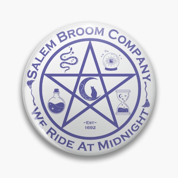Item preview, Salem Broom Company We Ride At Midnight Halloween Witch designed and sold by PeachesMommy.