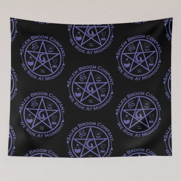 Item preview, Salem Broom Company We Ride At Midnight Halloween Witch designed and sold by PeachesMommy.
