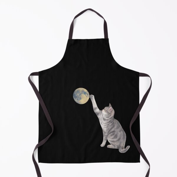 Item preview, Cat and The Moon designed and sold by TheMerchPeddler.