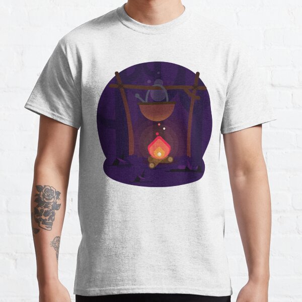 Campfire Cooking , bonfire, summer camp cooking Classic T-Shirt